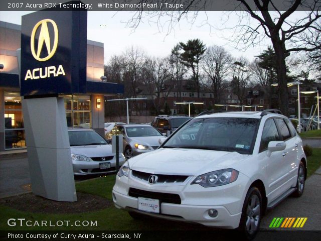 2007 Acura RDX Technology in White Diamond Pearl
