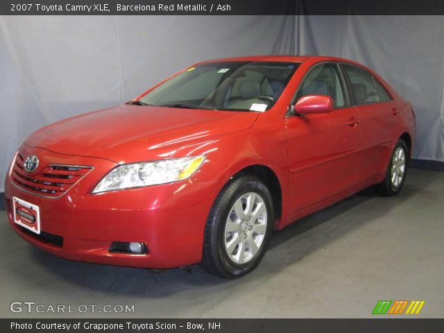 2007 Toyota Camry XLE in Barcelona Red Metallic