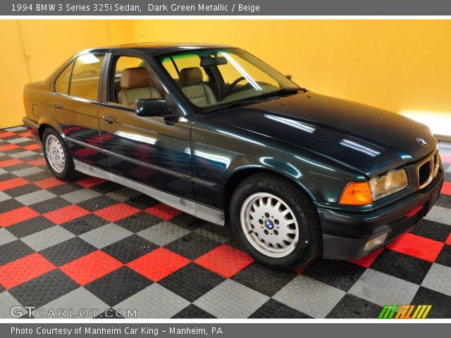 1994 BMW 3 Series 325i Sedan in Dark Green Metallic