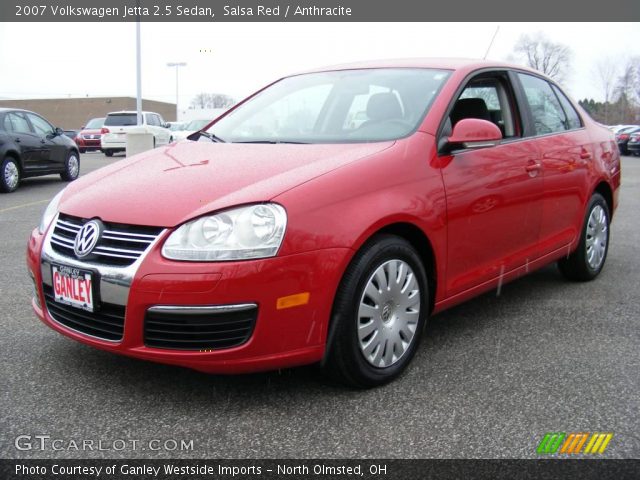 2007 Volkswagen Jetta 2.5 Sedan in Salsa Red