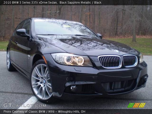 2010 BMW 3 Series 335i xDrive Sedan in Black Sapphire Metallic