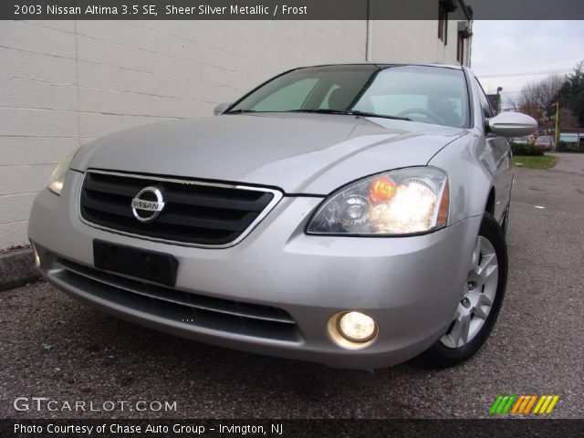 2003 Nissan Altima 3.5 SE in Sheer Silver Metallic