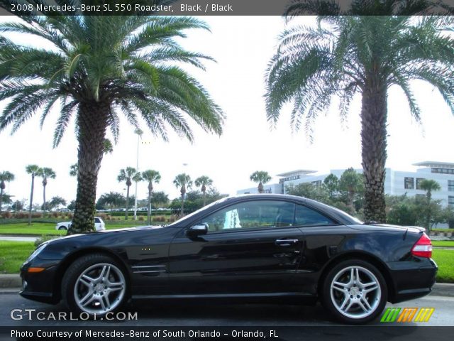 2008 Mercedes-Benz SL 550 Roadster in Black