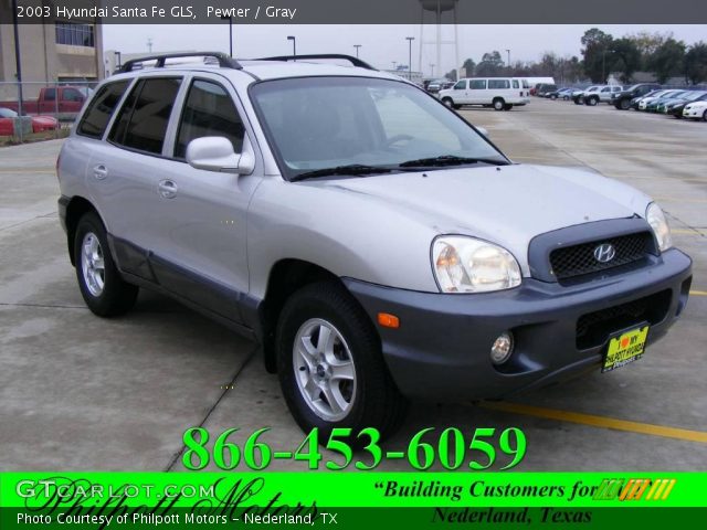 2003 Hyundai Santa Fe GLS in Pewter