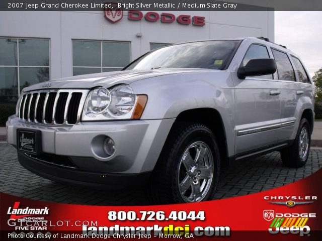 2007 Jeep Grand Cherokee Limited in Bright Silver Metallic