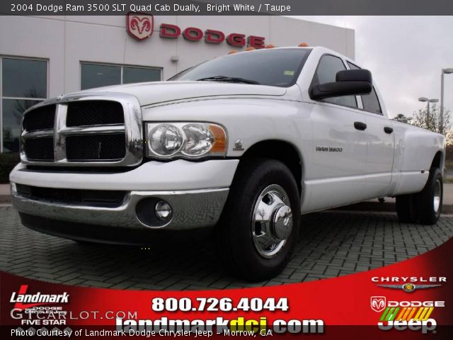 2004 Dodge Ram 3500 SLT Quad Cab Dually in Bright White