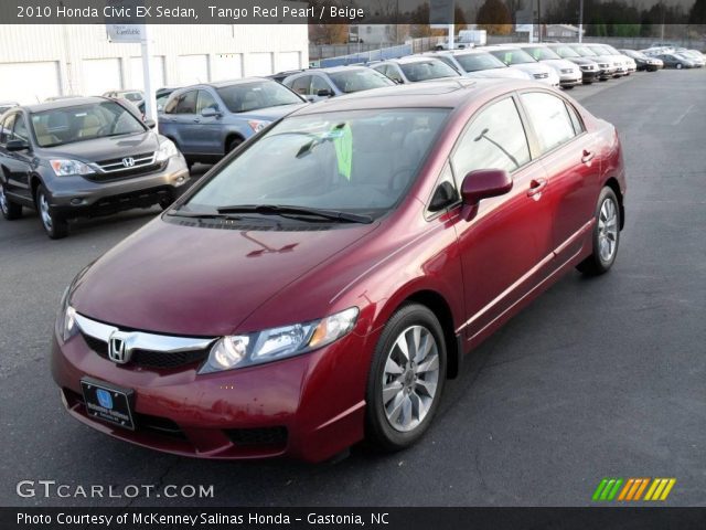 2010 Honda Civic EX Sedan in Tango Red Pearl