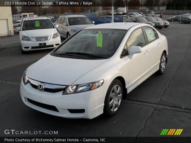 2010 Honda Civic LX Sedan in Taffeta White