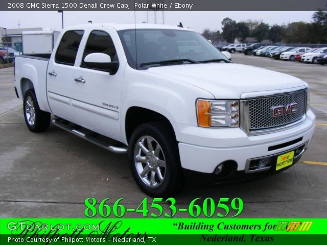 2008 GMC Sierra 1500 Denali Crew Cab in Polar White