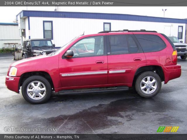 2004 GMC Envoy SLT 4x4 in Magnetic Red Metallic