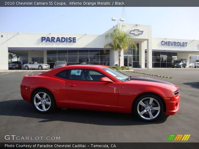 2010 Chevrolet Camaro SS Coupe in Inferno Orange Metallic