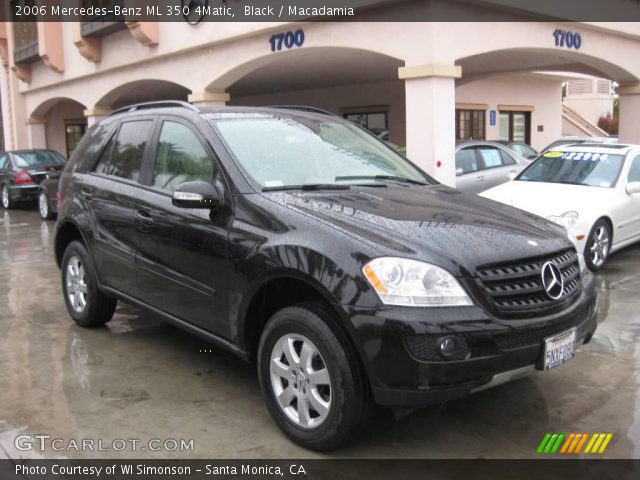 2006 Mercedes-Benz ML 350 4Matic in Black
