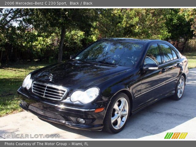 2006 Mercedes-Benz C 230 Sport in Black