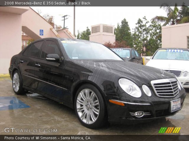 2008 Mercedes-Benz E 350 Sedan in Black