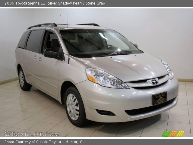 2006 Toyota Sienna LE in Silver Shadow Pearl