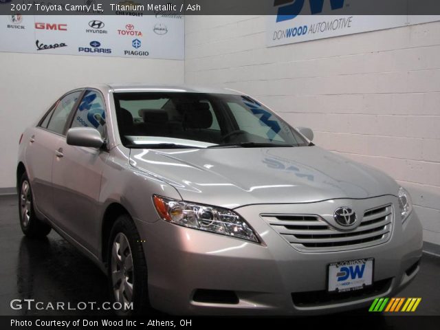 2007 Toyota Camry LE in Titanium Metallic