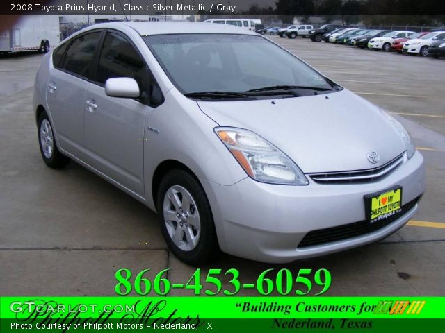 2008 Toyota Prius Hybrid in Classic Silver Metallic