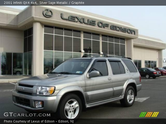2001 Infiniti QX4 4x4 in Silver Sage Metallic