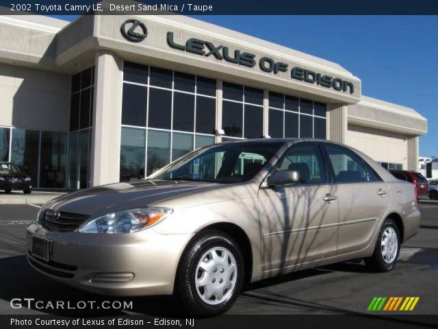 2002 Toyota Camry LE in Desert Sand Mica