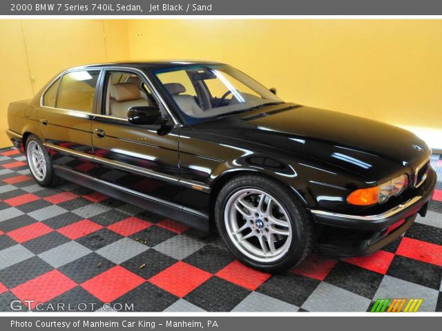 2000 BMW 7 Series 740iL Sedan in Jet Black