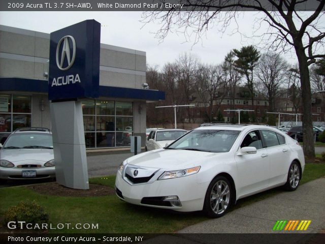 2009 Acura TL 3.7 SH-AWD in White Diamond Pearl