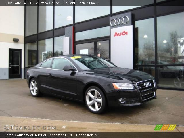 2009 Audi A5 3.2 quattro Coupe in Brilliant Black