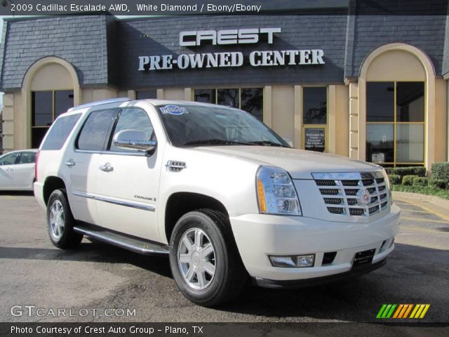 2009 Cadillac Escalade AWD in White Diamond