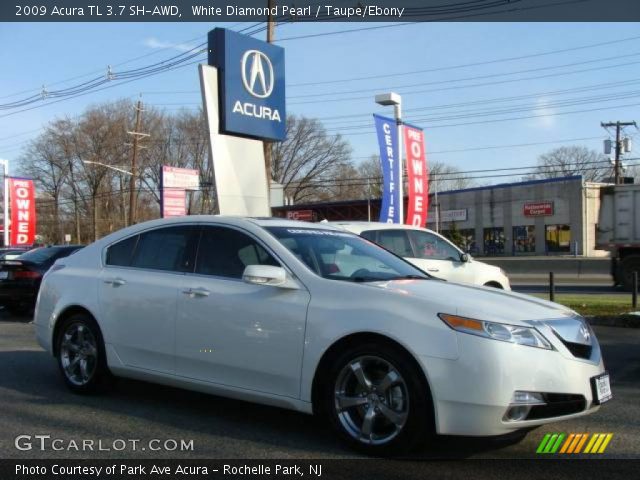 2009 Acura TL 3.7 SH-AWD in White Diamond Pearl