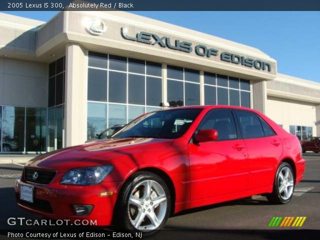 2005 Lexus IS 300 in Absolutely Red