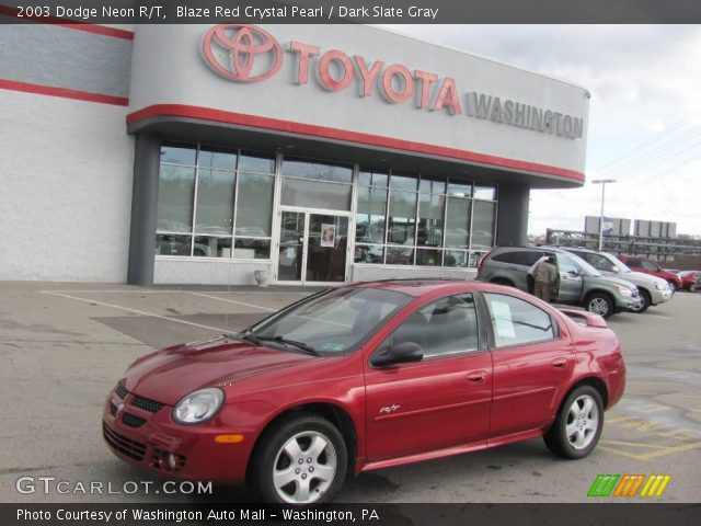 2003 Dodge Neon R/T in Blaze Red Crystal Pearl