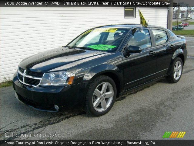 2008 Dodge Avenger R/T AWD in Brilliant Black Crystal Pearl