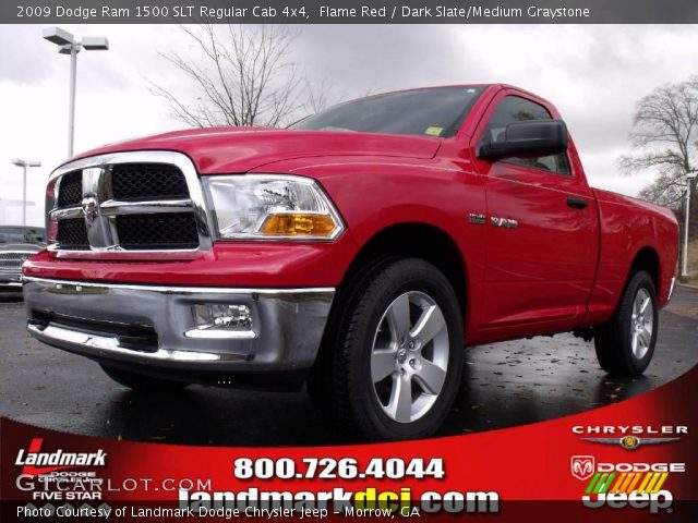 2009 Dodge Ram 1500 SLT Regular Cab 4x4 in Flame Red