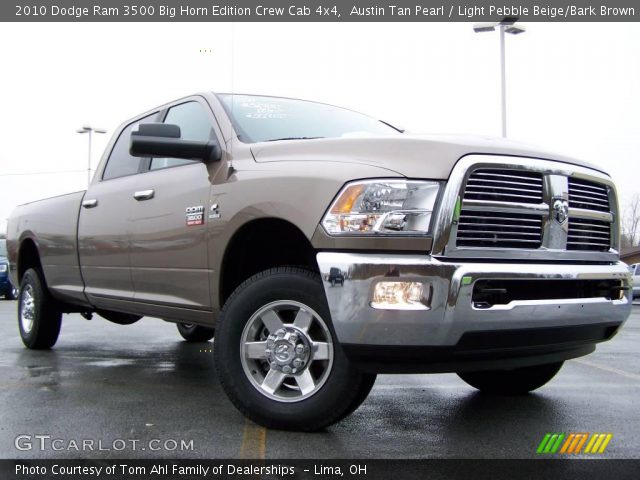 2010 Dodge Ram 3500 Big Horn Edition Crew Cab 4x4 in Austin Tan Pearl
