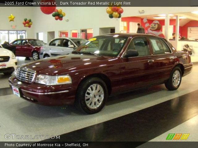 2005 Ford Crown Victoria LX in Dark Toreador Red Metallic