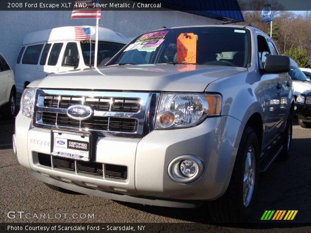 2008 Ford Escape XLT 4WD in Silver Metallic