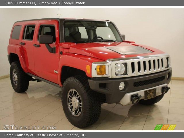 2009 Hummer H3  in Victory Red