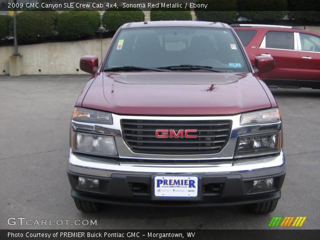 2009 GMC Canyon SLE Crew Cab 4x4 in Sonoma Red Metallic