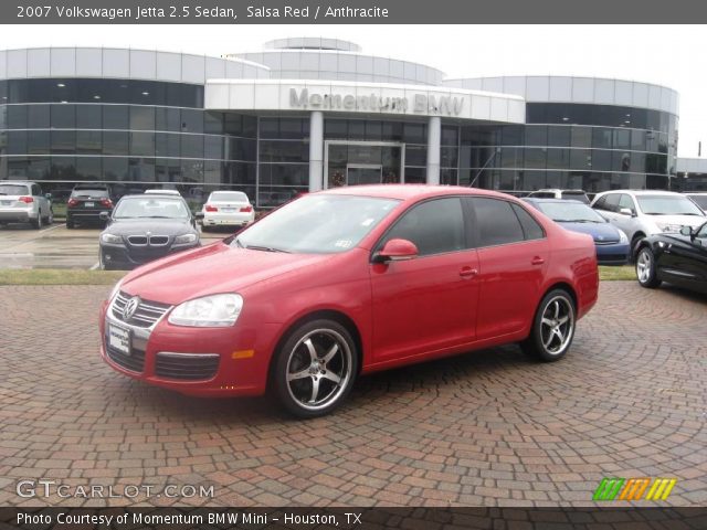 2007 Volkswagen Jetta 2.5 Sedan in Salsa Red