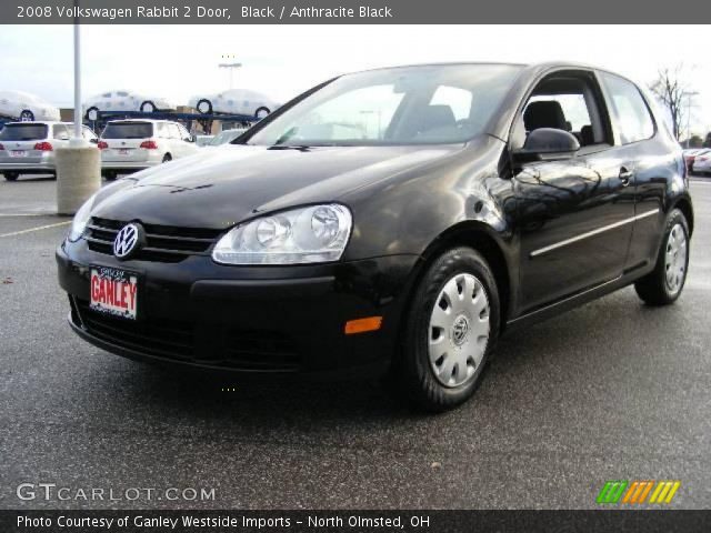 2008 Volkswagen Rabbit 2 Door in Black