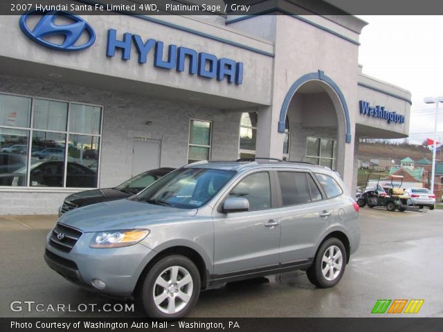 2007 Hyundai Santa Fe Limited 4WD in Platinum Sage