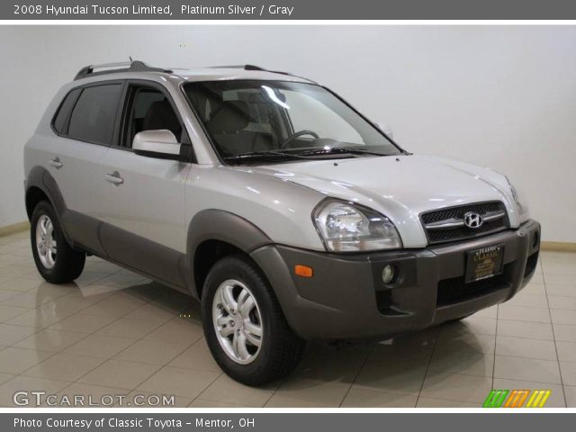 2008 Hyundai Tucson Limited in Platinum Silver