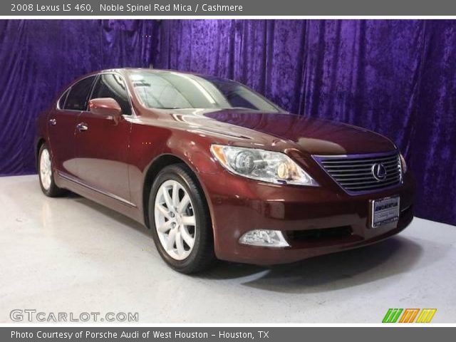 2008 Lexus LS 460 in Noble Spinel Red Mica