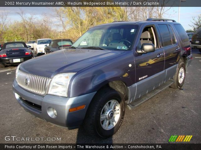 2002 Mercury Mountaineer AWD in Medium Wedgewood Blue Metallic