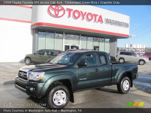 2009 Toyota Tacoma SR5 Access Cab 4x4 in Timberland Green Mica