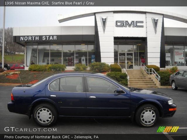 1996 Nissan Maxima GXE in Starfire Blue Pearl