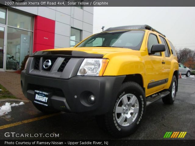 2007 Nissan Xterra Off Road 4x4 in Solar Yellow