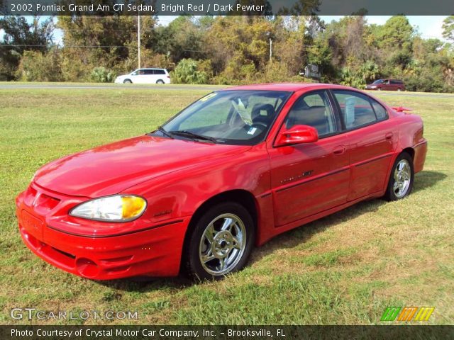 2002 Pontiac Grand Am GT Sedan in Bright Red