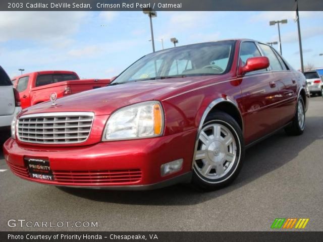 2003 Cadillac DeVille Sedan in Crimson Red Pearl