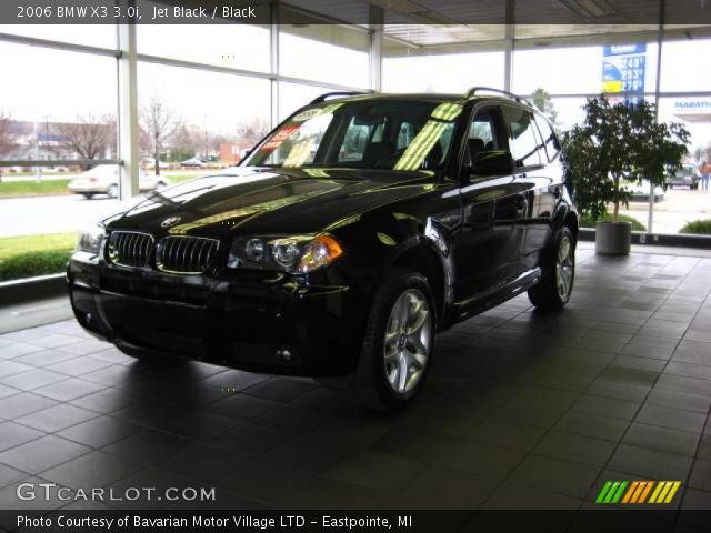 2006 BMW X3 3.0i in Jet Black