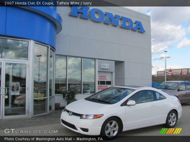 2007 Honda Civic EX Coupe in Taffeta White
